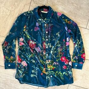 Velour blouse by Soft Surroundings